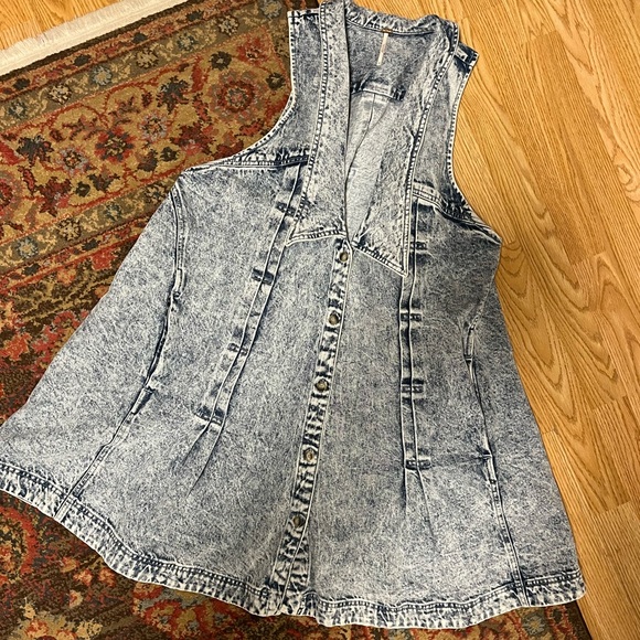 Final price ✨NWOT Free people denim dress - Picture 4 of 6